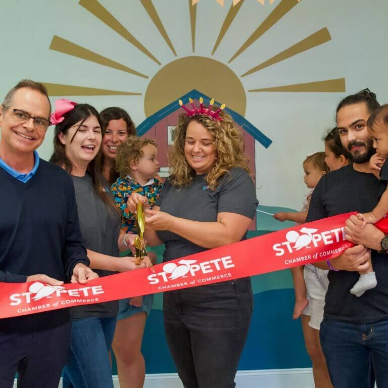 The Ribbon Cutting at The Barn UPT